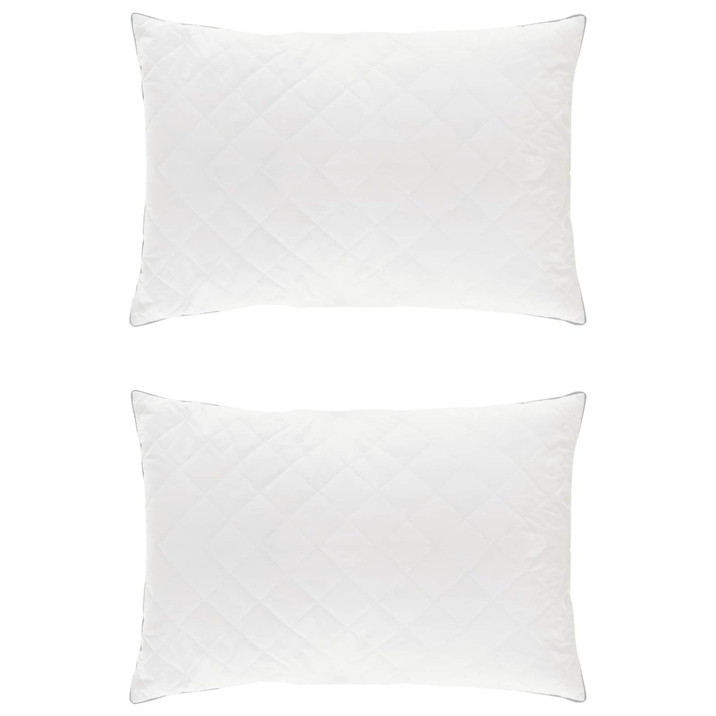 Pillow FULDA 2 pcs 50 x 70 cm 100% Goose Down & Feather White