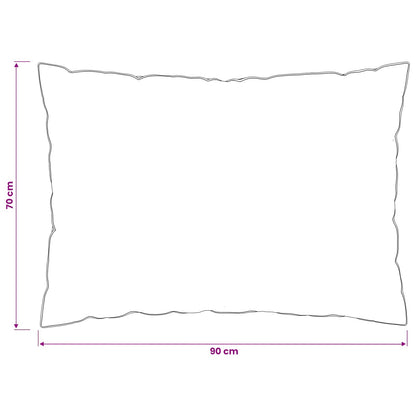 Pillow FULDA 2 pcs 70 x 90 cm 100% Goose Down & Feather White