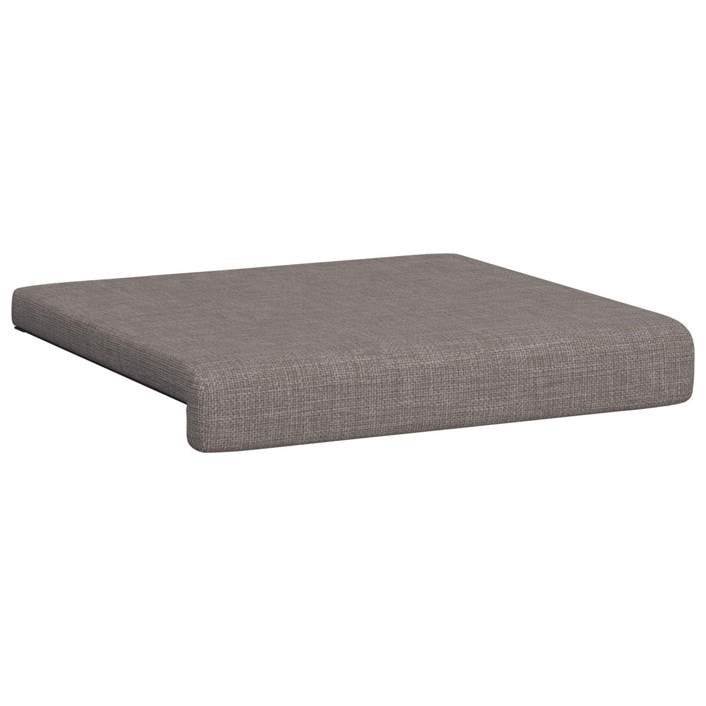 Bench Cushion 2 pcs Fabric Taupe Depth 35 cm