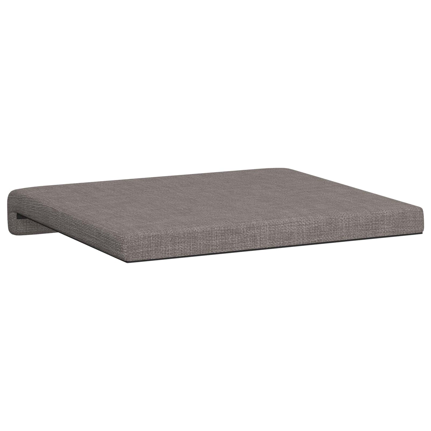 Bench Cushion 2 pcs Fabric Taupe Depth 35 cm