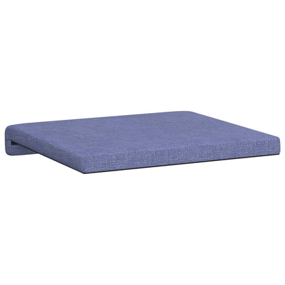 Bench Cushion 2 pcs Fabric Jeans Blue Depth 35 cm