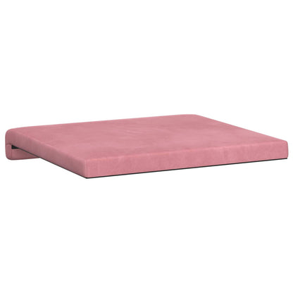 Bench Cushion 2 pcs Velvet Pink Depth 35 cm