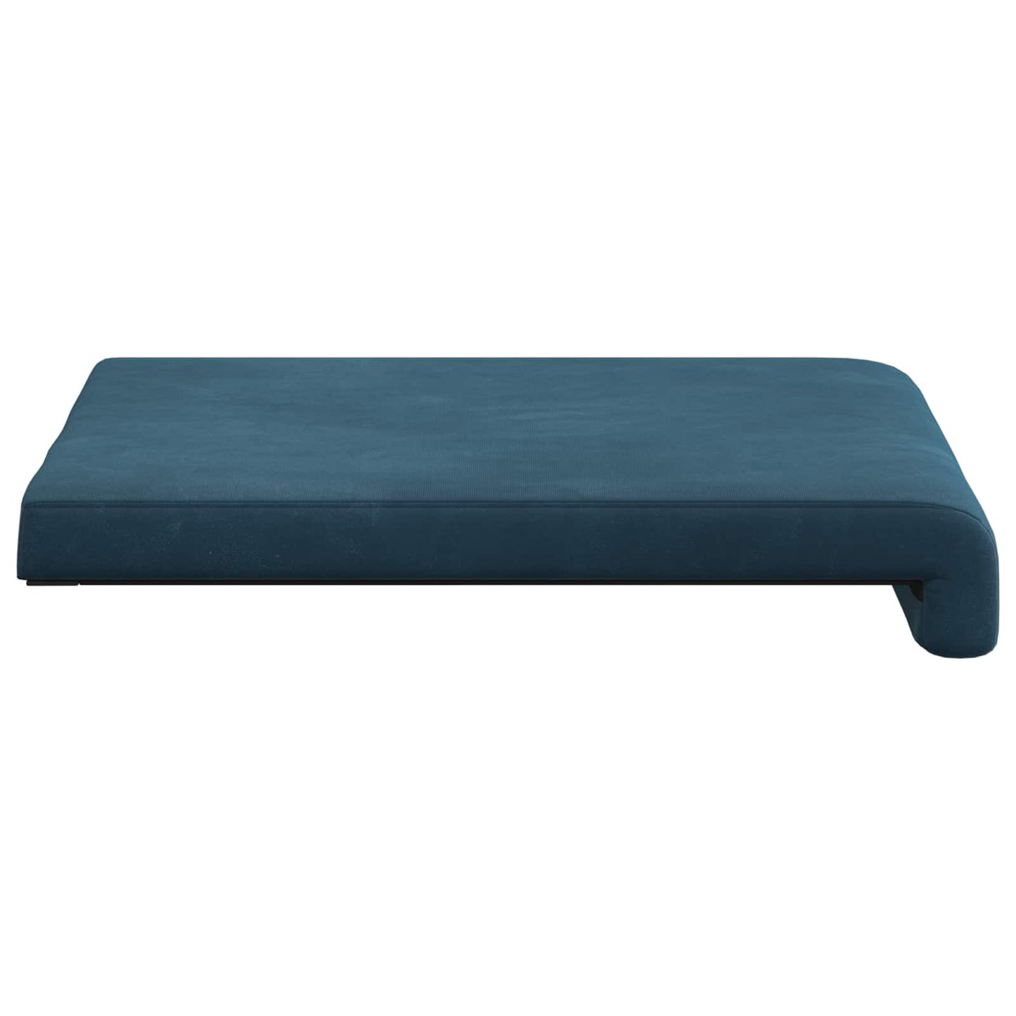Bench Cushion 2 pcs Velvet Blue Depth 35 cm