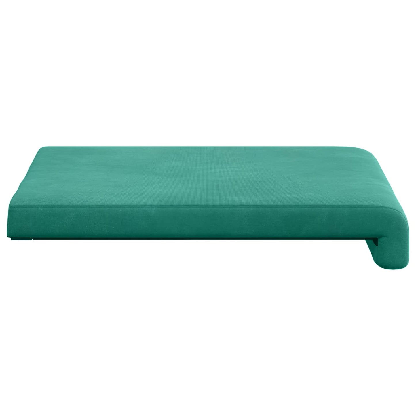 Bench Cushion 2 pcs Velvet Turquoise Depth 35 cm
