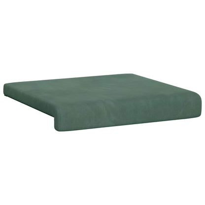 Bench Cushion 2 pcs Velvet Sea Green Depth 35 cm