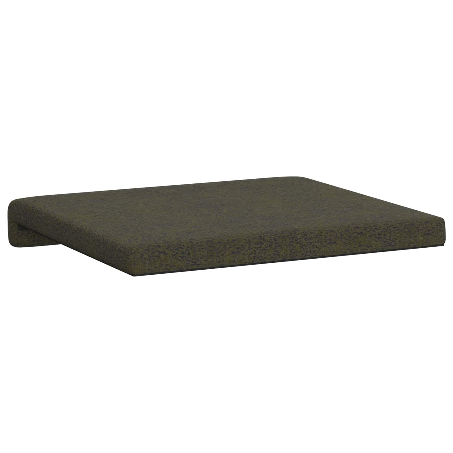Bench Cushion 2 pcs Faux Suede Fabric Army Green Depth 35 cm