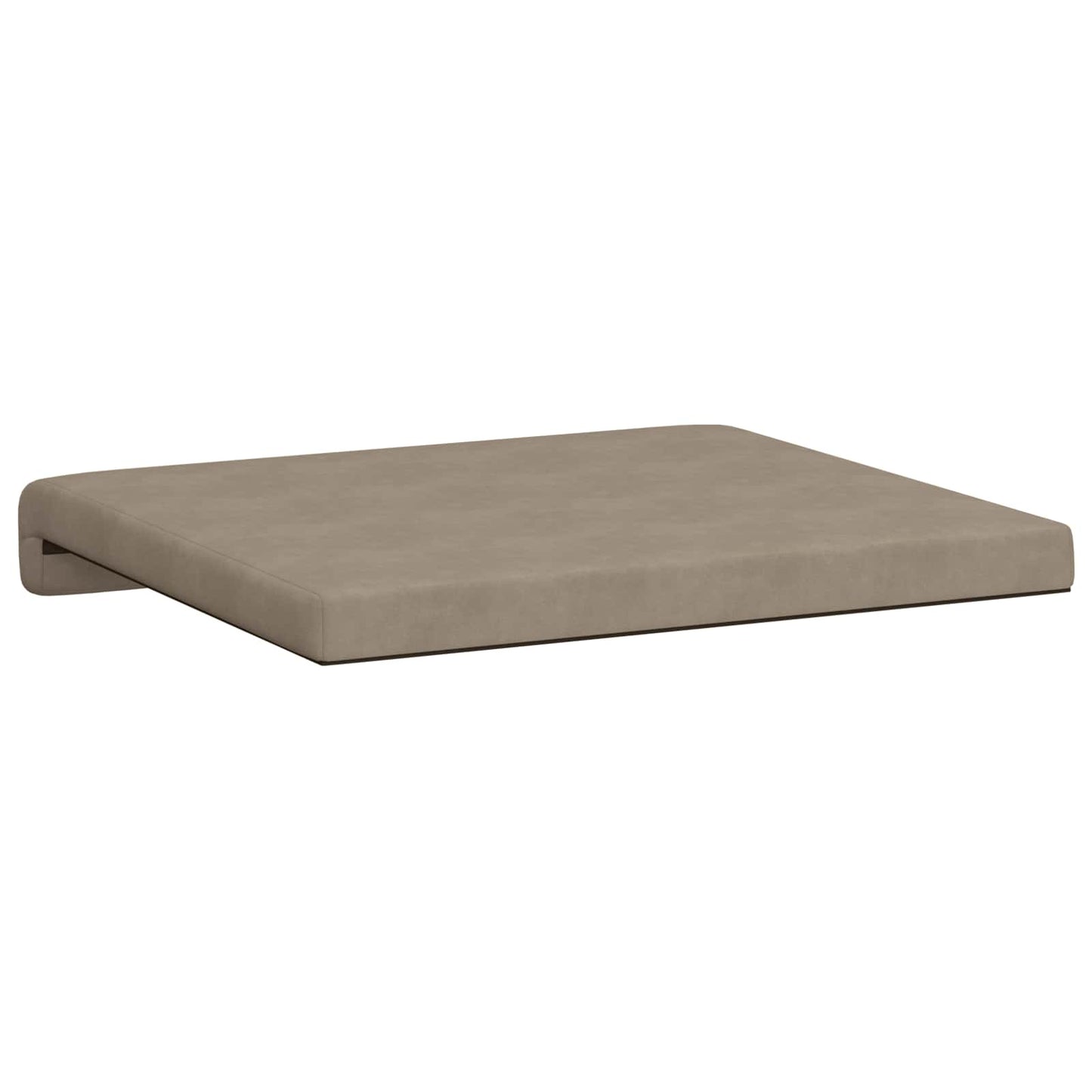 Bench Cushion 2 pcs Microfiber Taupe Depth 35 cm