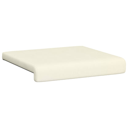 Bench Cushion 2 pcs Corduroy Cream Depth 35 cm
