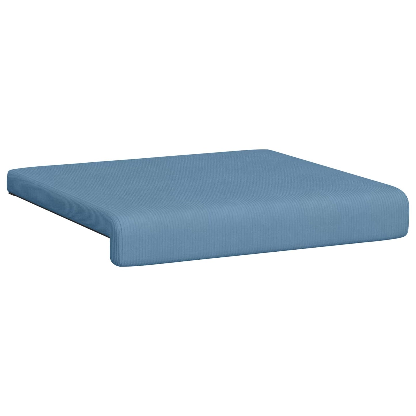Bench Cushion 2 pcs Corduroy Blue Depth 35 cm