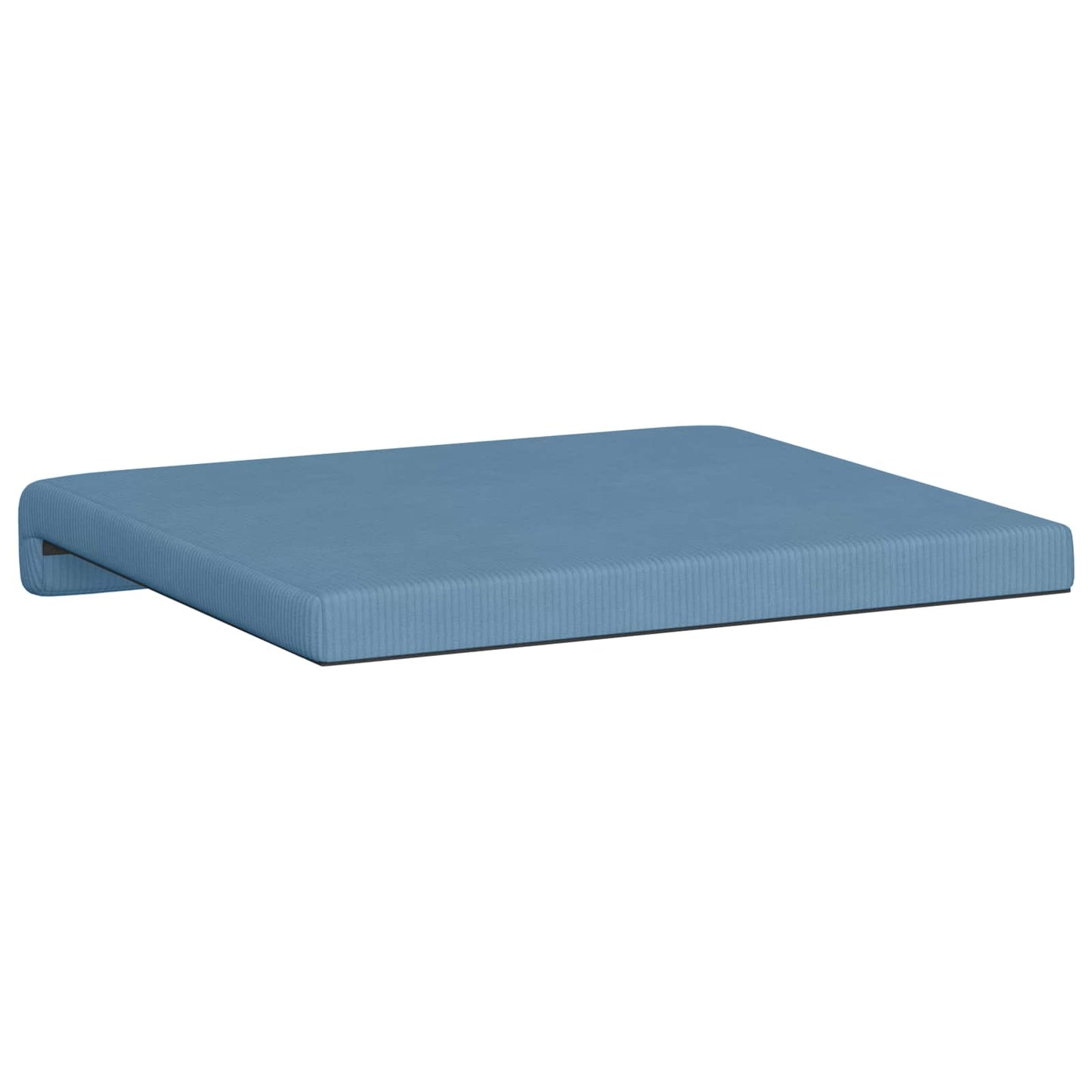 Bench Cushion 2 pcs Corduroy Blue Depth 35 cm