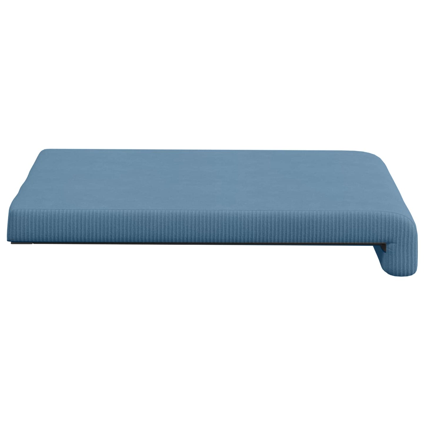 Bench Cushion 2 pcs Corduroy Blue Depth 35 cm