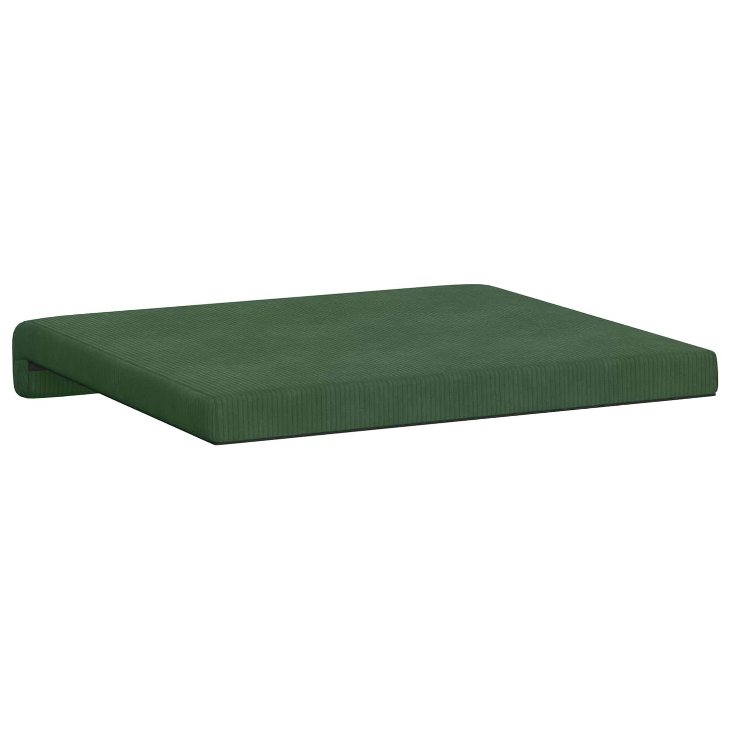 Bench Cushion 2 pcs Corduroy Dark Green Depth 35 cm