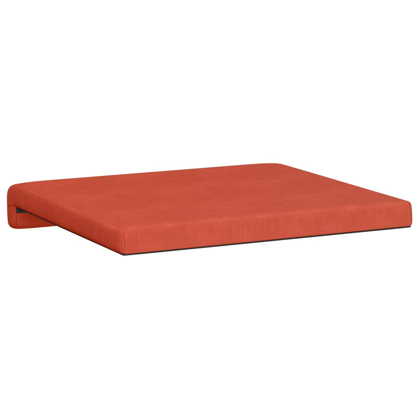 Bench Cushion 2 pcs Corduroy Red Orange Depth 35 cm