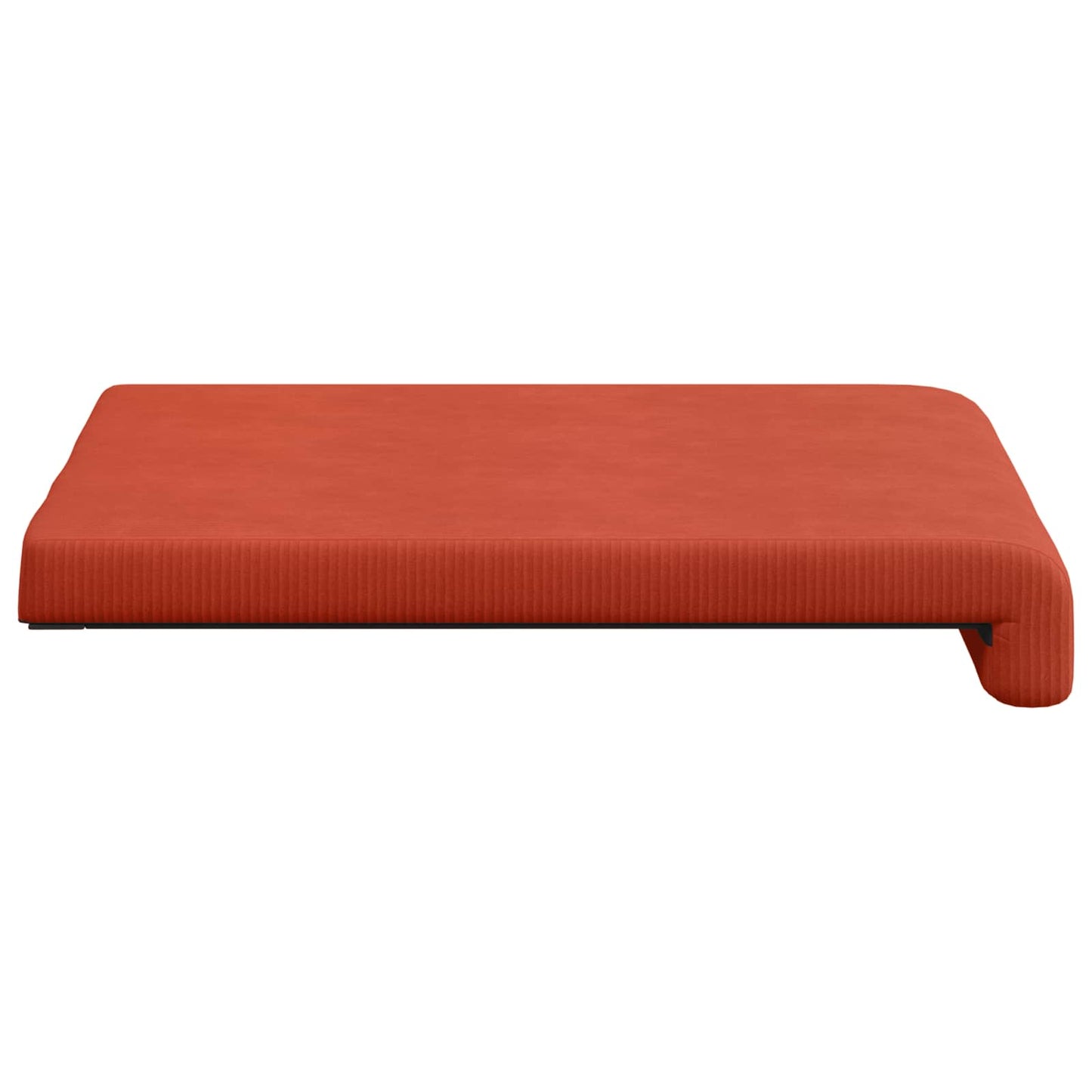 Bench Cushion 2 pcs Corduroy Red Orange Depth 35 cm
