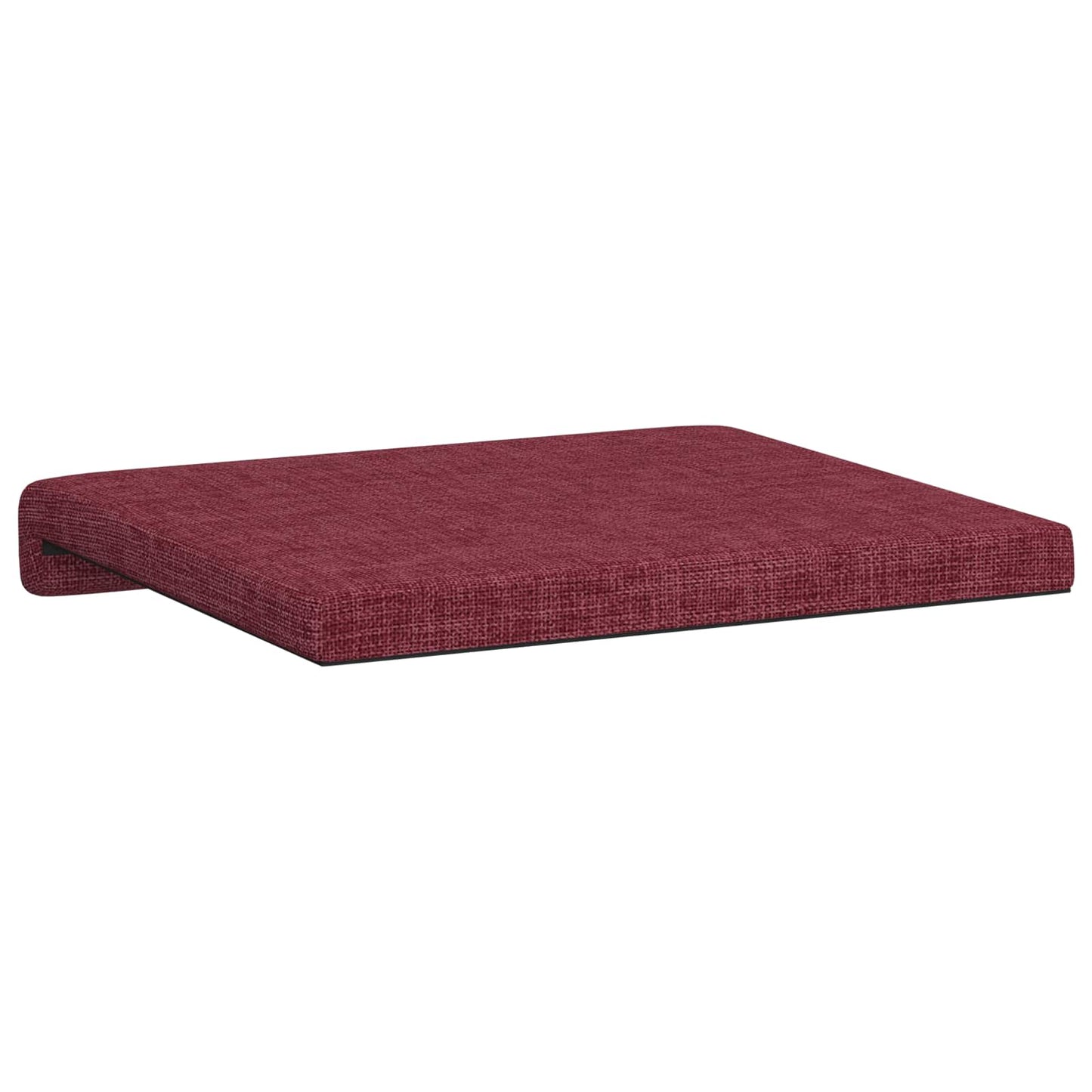 Bench Cushion 4 pcs Fabric Wine Red Depth 35 cm