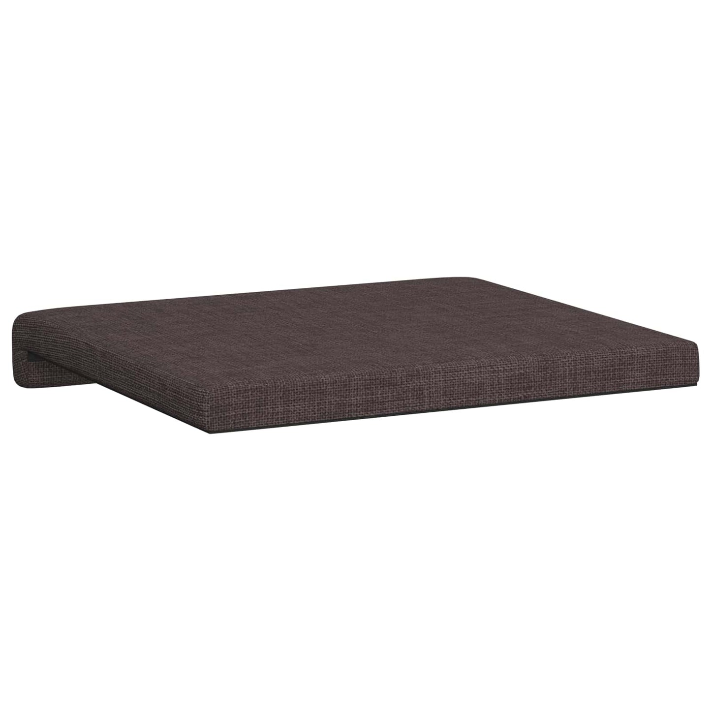 Bench Cushion 4 pcs Fabric Dark Brown Depth 35 cm