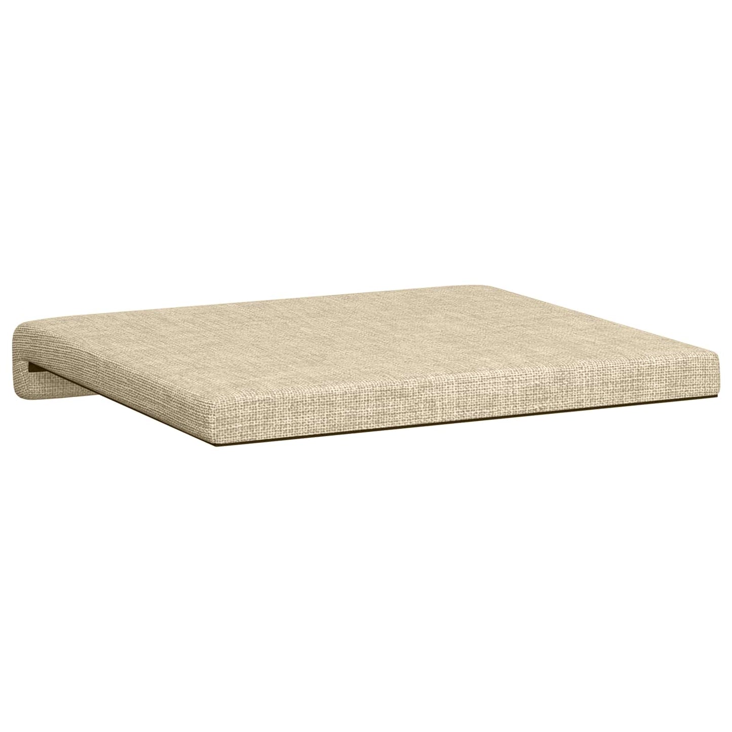Bench Cushion 4 pcs Fabric Cream Depth 35 cm