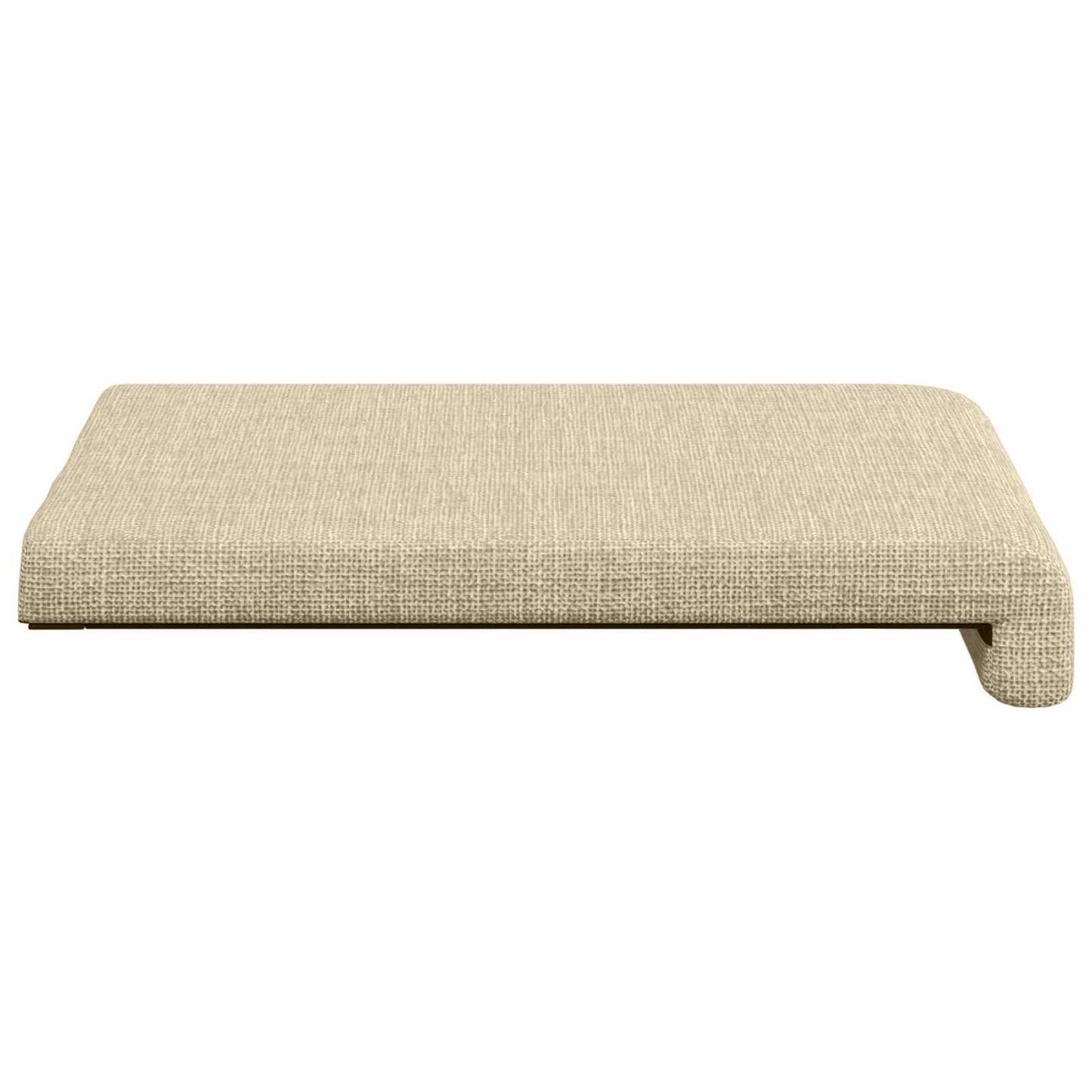 Bench Cushion 4 pcs Fabric Cream Depth 35 cm