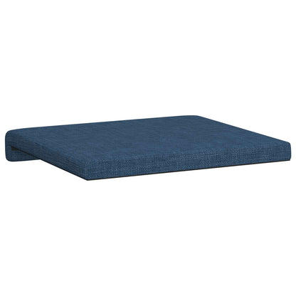 Bench Cushion 4 pcs Fabric Blue Depth 35 cm