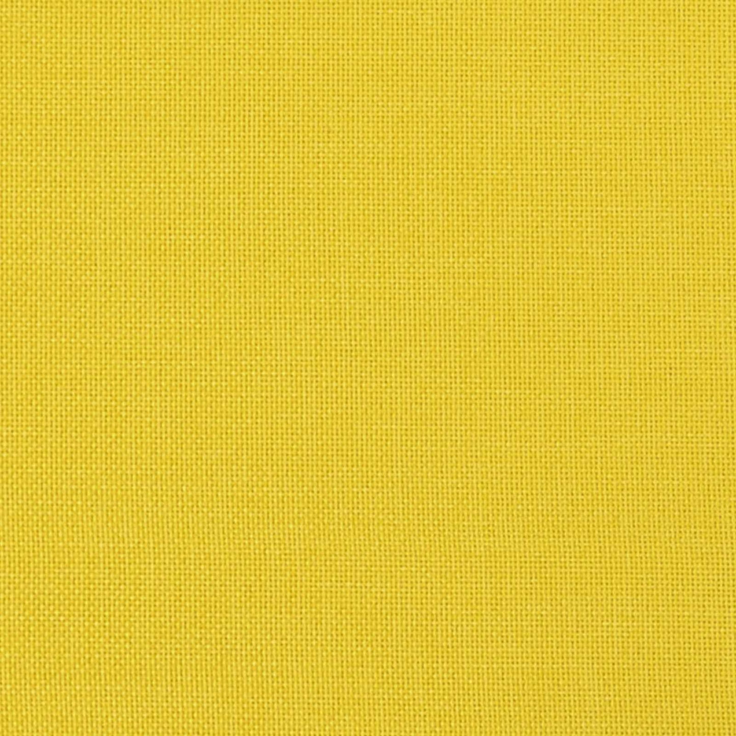 Bench Cushion 4 pcs Fabric Light Yellow Depth 35 cm