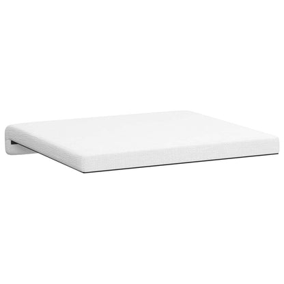 Bench Cushion 4 pcs Fabric White Depth 35 cm