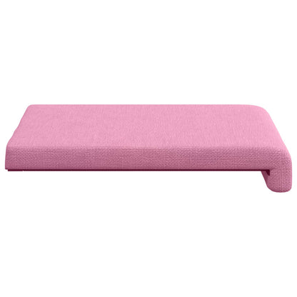 Bench Cushion 4 pcs Fabric Pink Depth 35 cm
