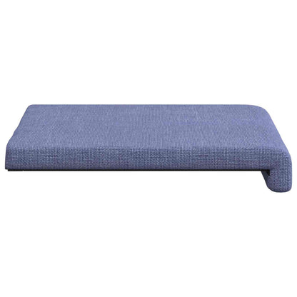 Bench Cushion 4 pcs Fabric Jeans Blue Depth 35 cm
