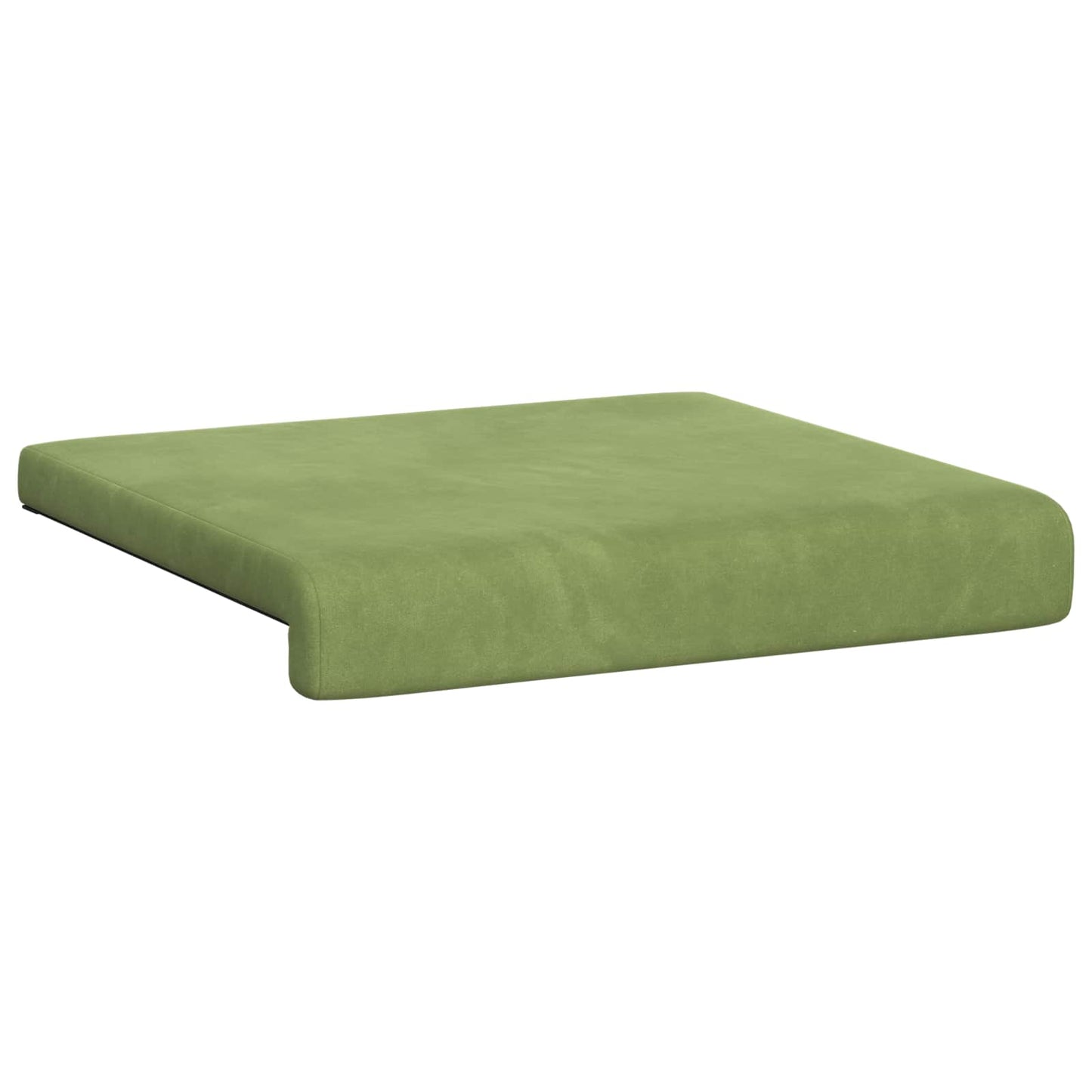 Bench Cushion 4 pcs Velvet Light Green Depth 35 cm
