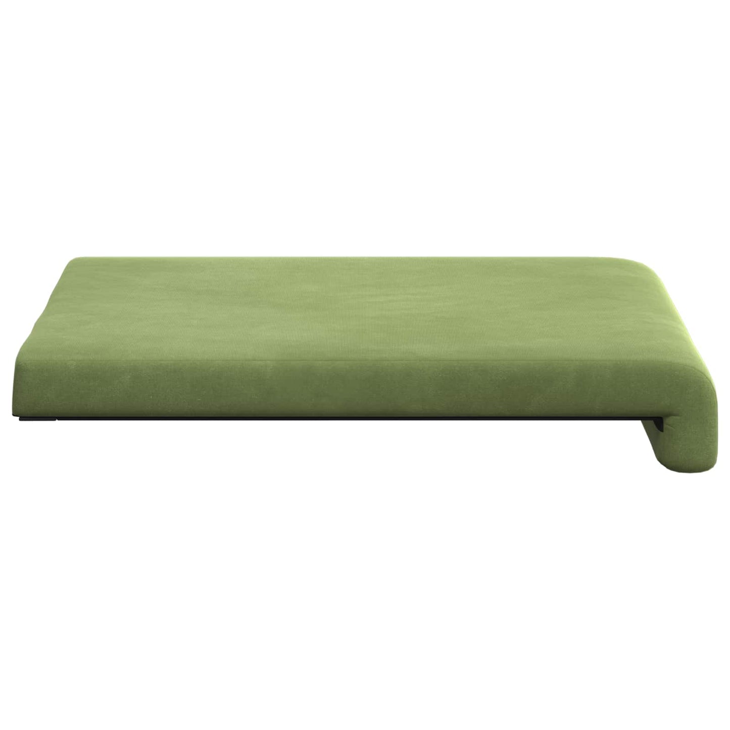 Bench Cushion 4 pcs Velvet Light Green Depth 35 cm