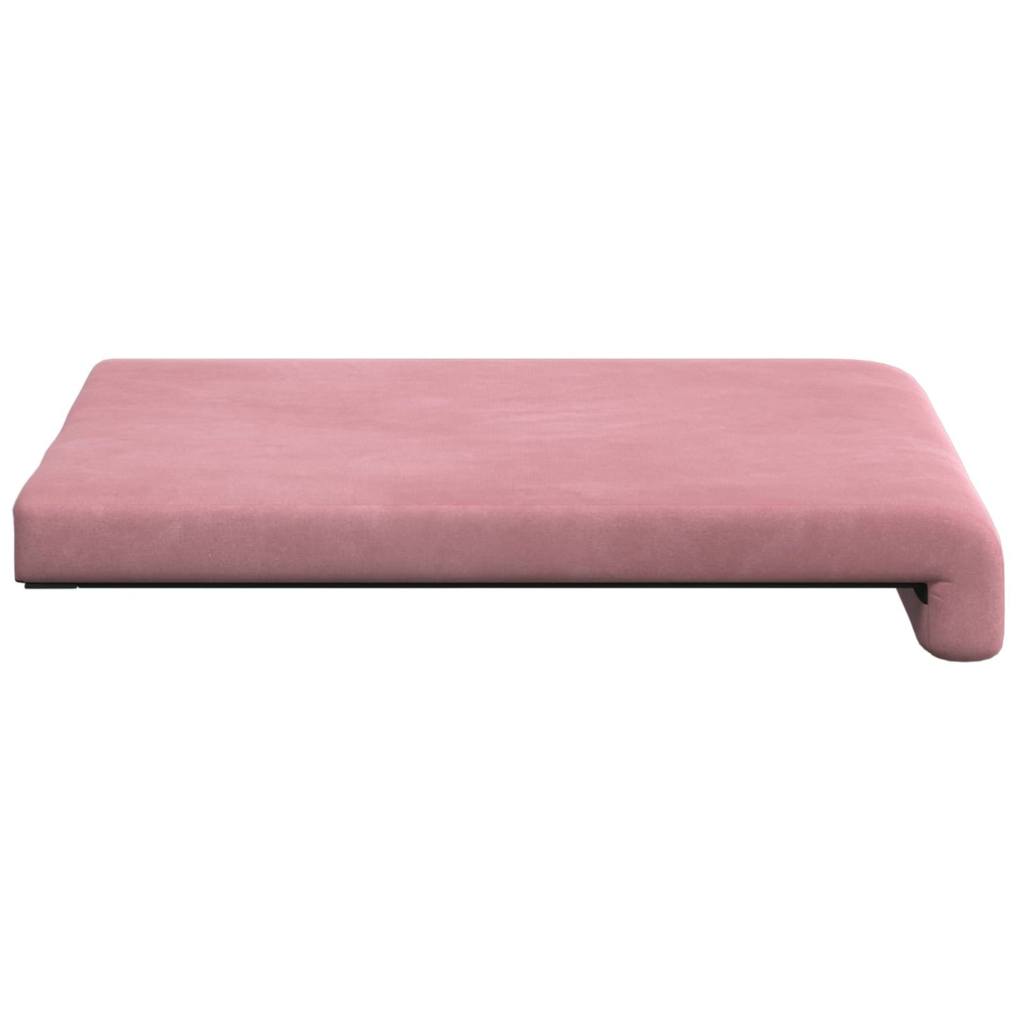 Bench Cushion 4 pcs Velvet Pink Depth 35 cm