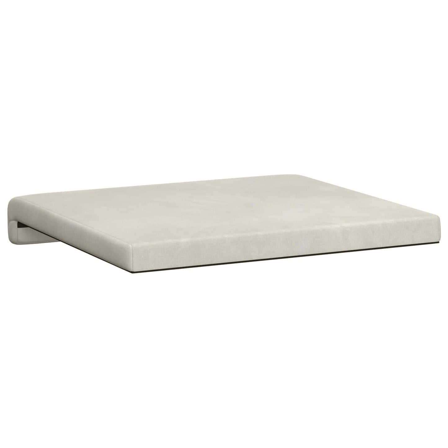 Bench Cushion 4 pcs Velvet Cream Depth 35 cm