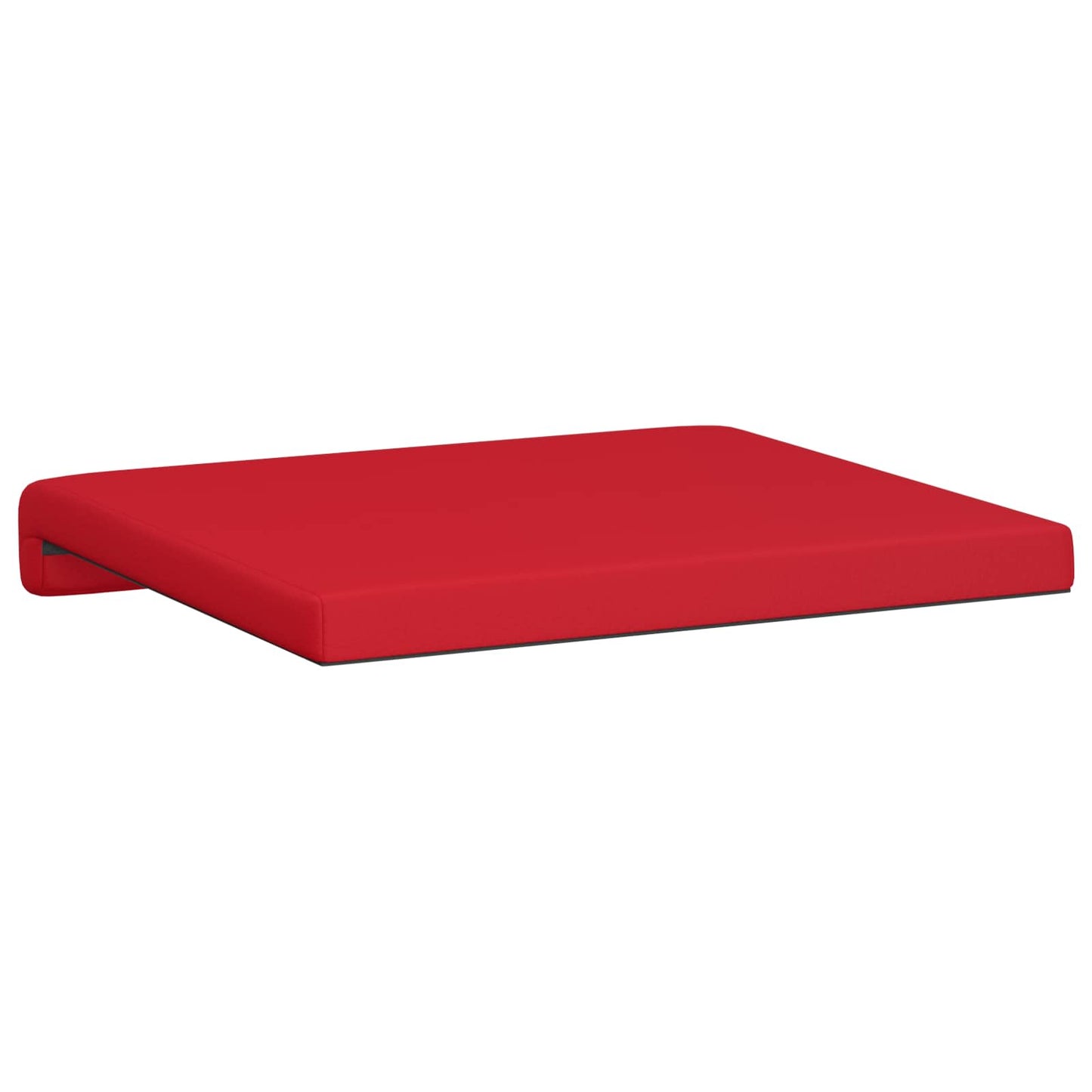 Bench Cushion 4 pcs Faux Leather Red Depth 35 cm