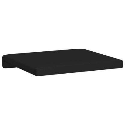 Bench Cushion 4 pcs Faux Leather Black Depth 35 cm