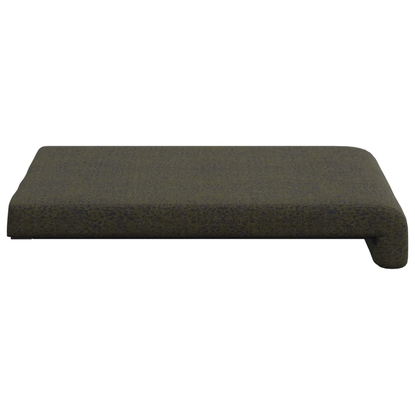 Bench Cushion 4 pcs Faux Suede Fabric Army Green Depth 35 cm
