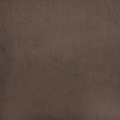 Bench Cushion 4 pcs Microfiber Brown Depth 35 cm