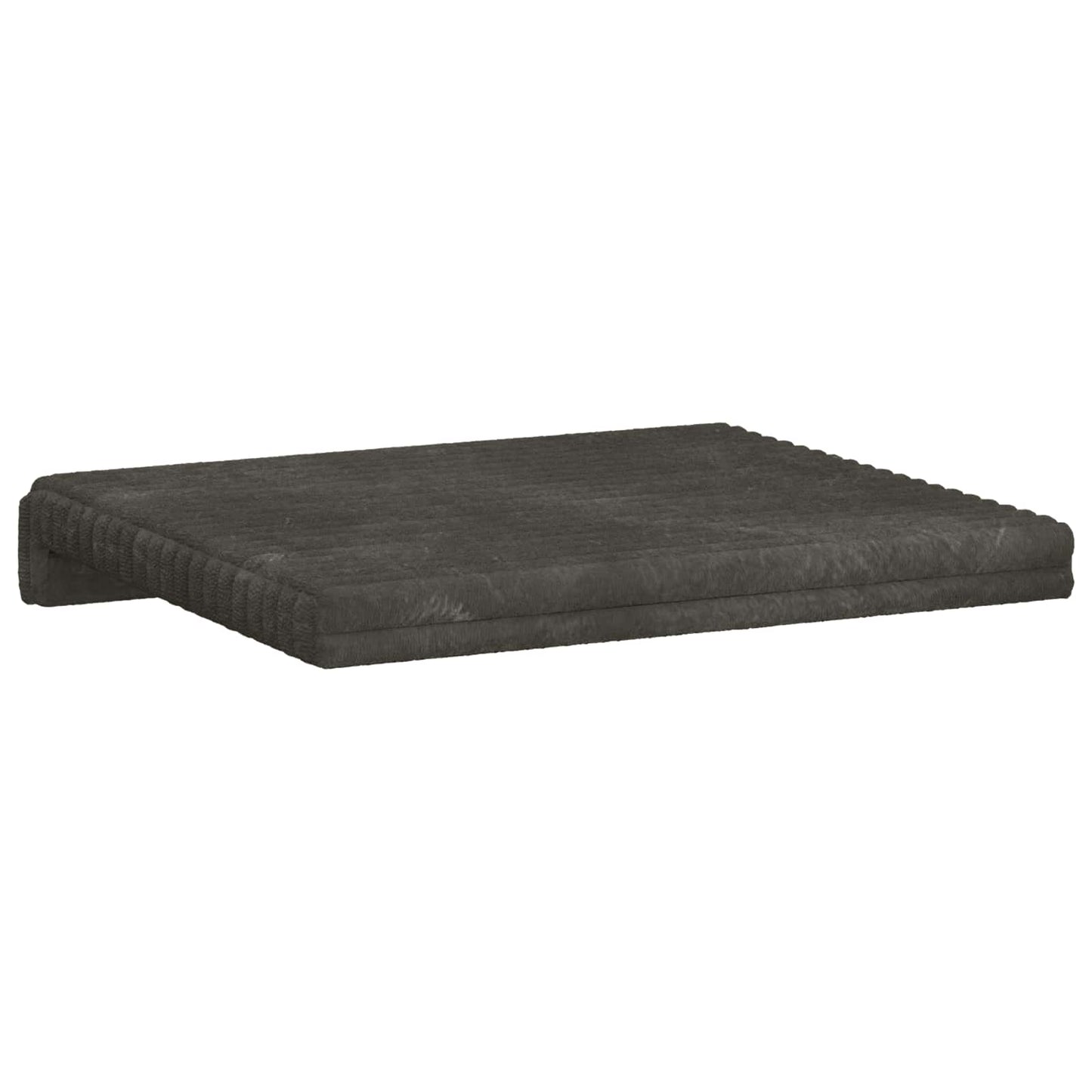 Bench Cushion 4 pcs Plush Corduroy Anthracite Depth 35 cm