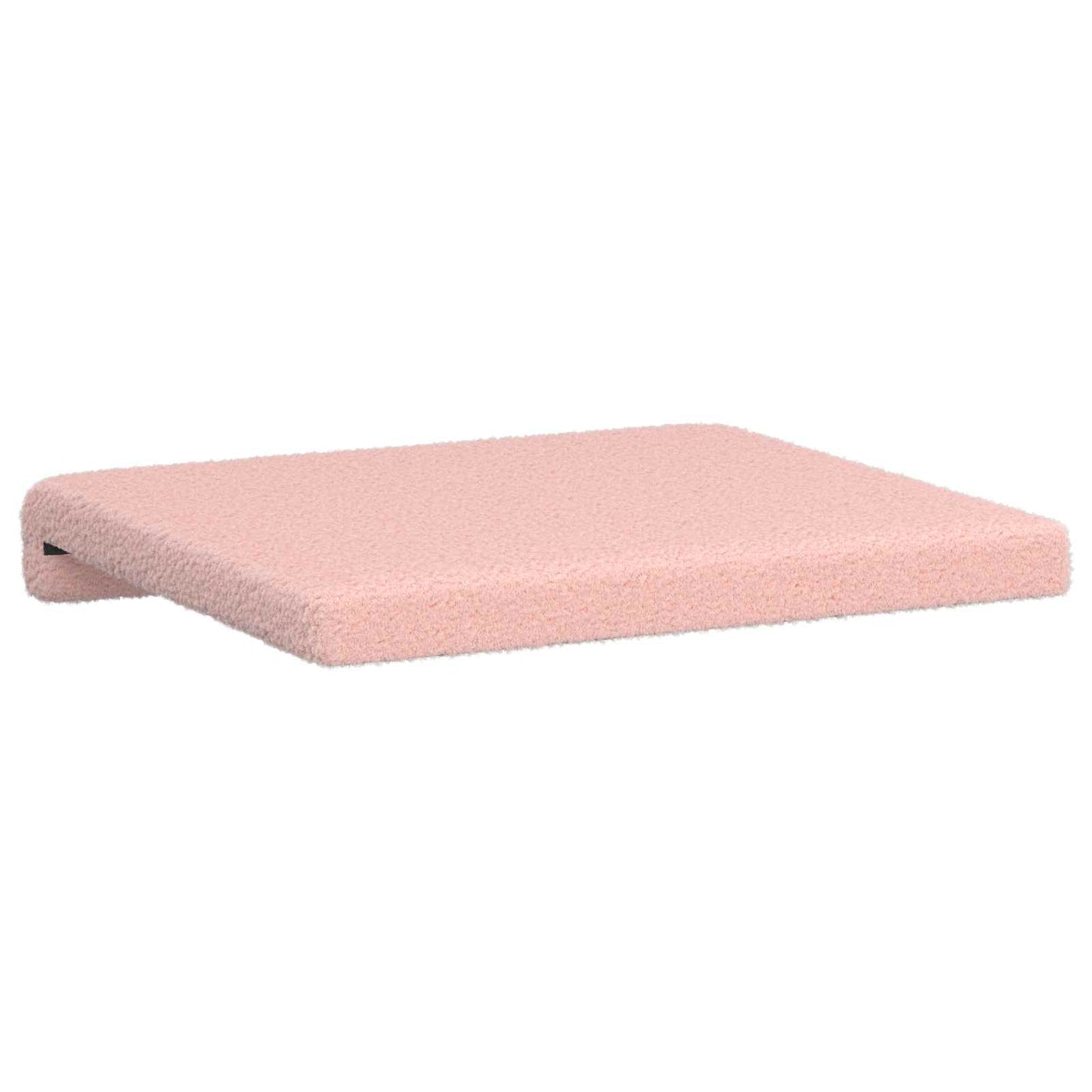 Bench Cushion 4 pcs Sherpa Fabric Pink Depth 35 cm