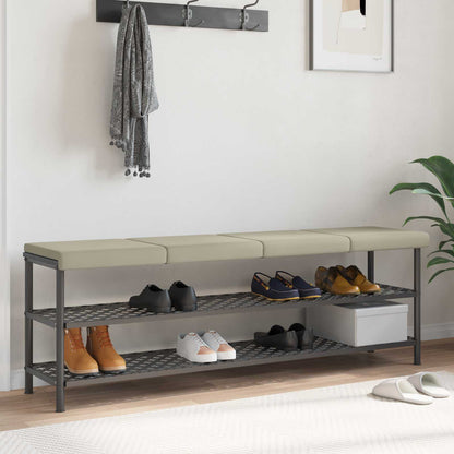Bench Cushion 4 pcs Textured Velvet Sand Depth 35 cm