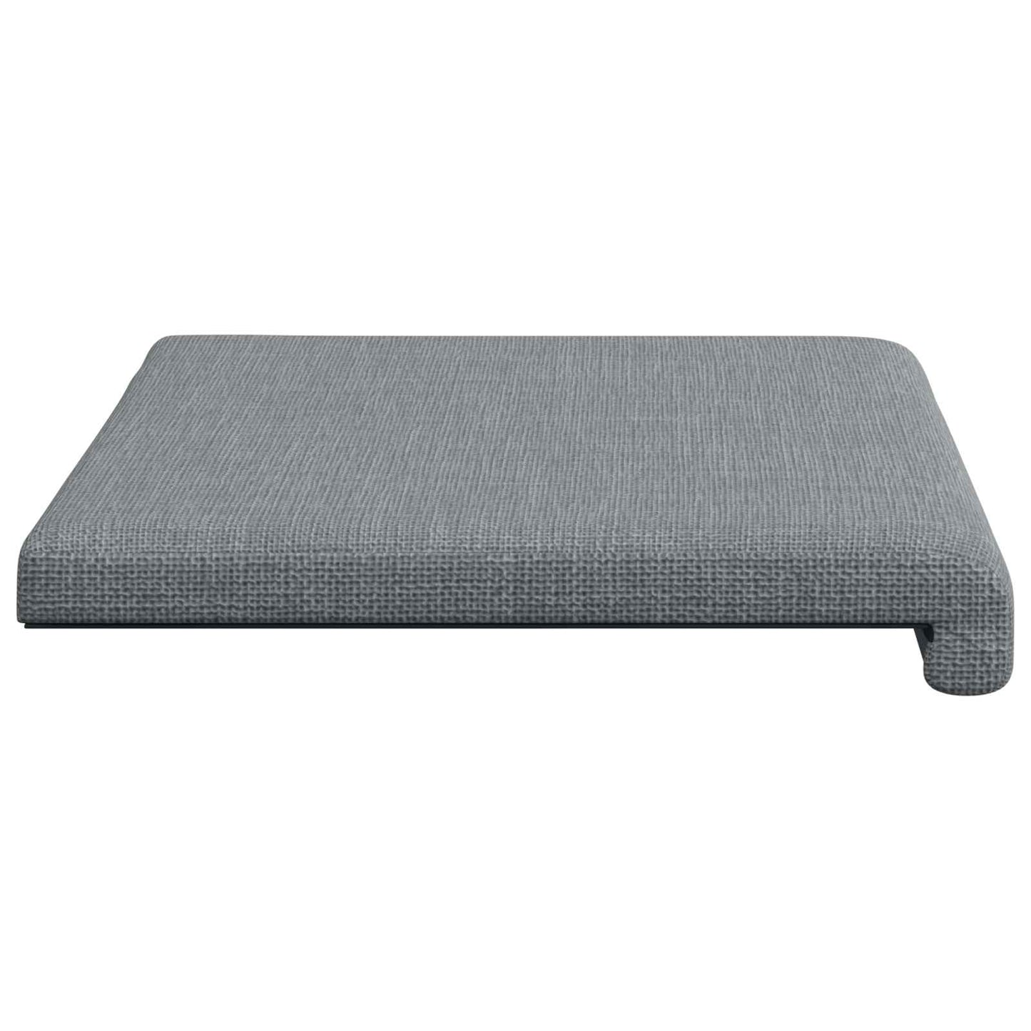 Bench Cushion Fabric Light Grey Depth 35 cm