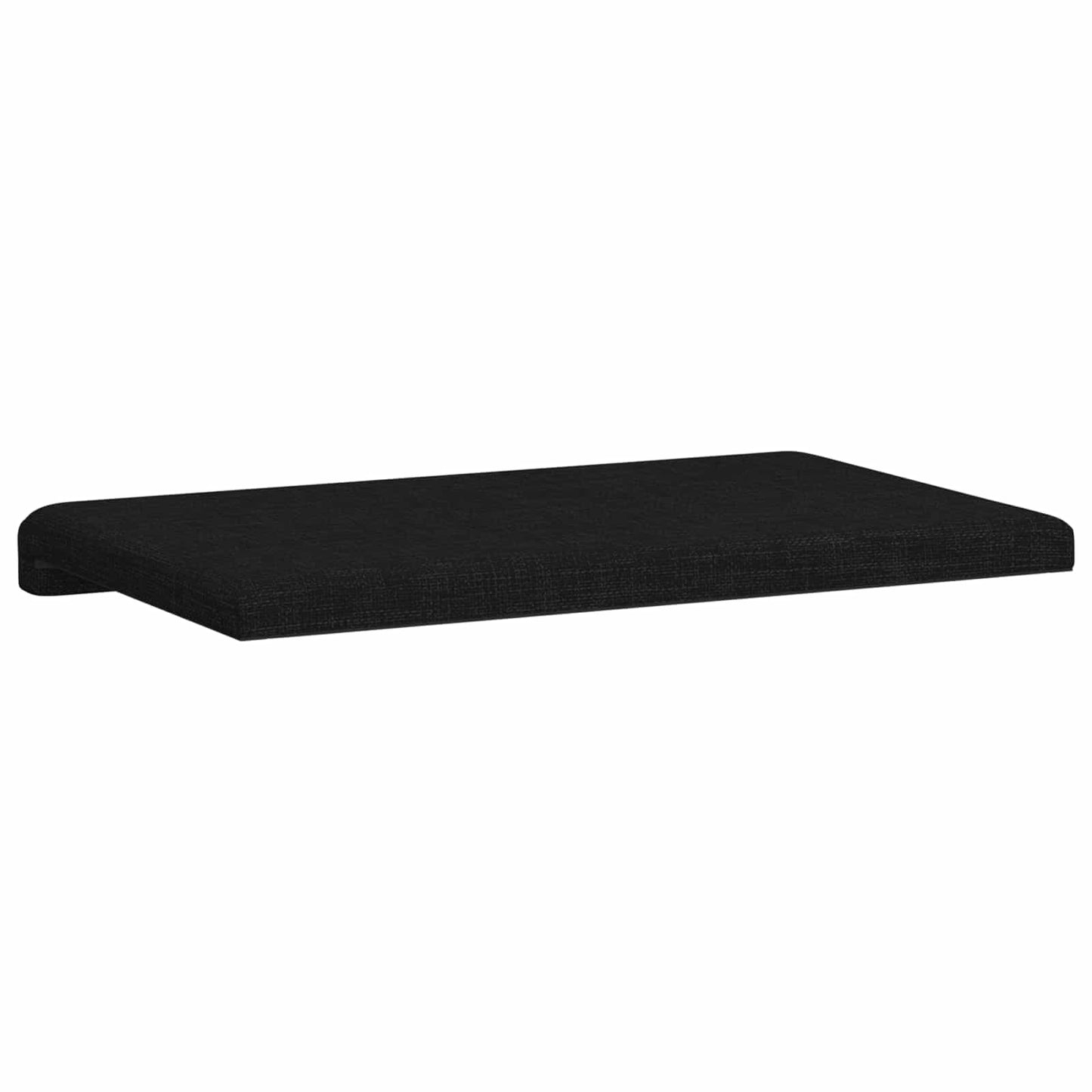 Bench Cushion Fabric Black Depth 35 cm