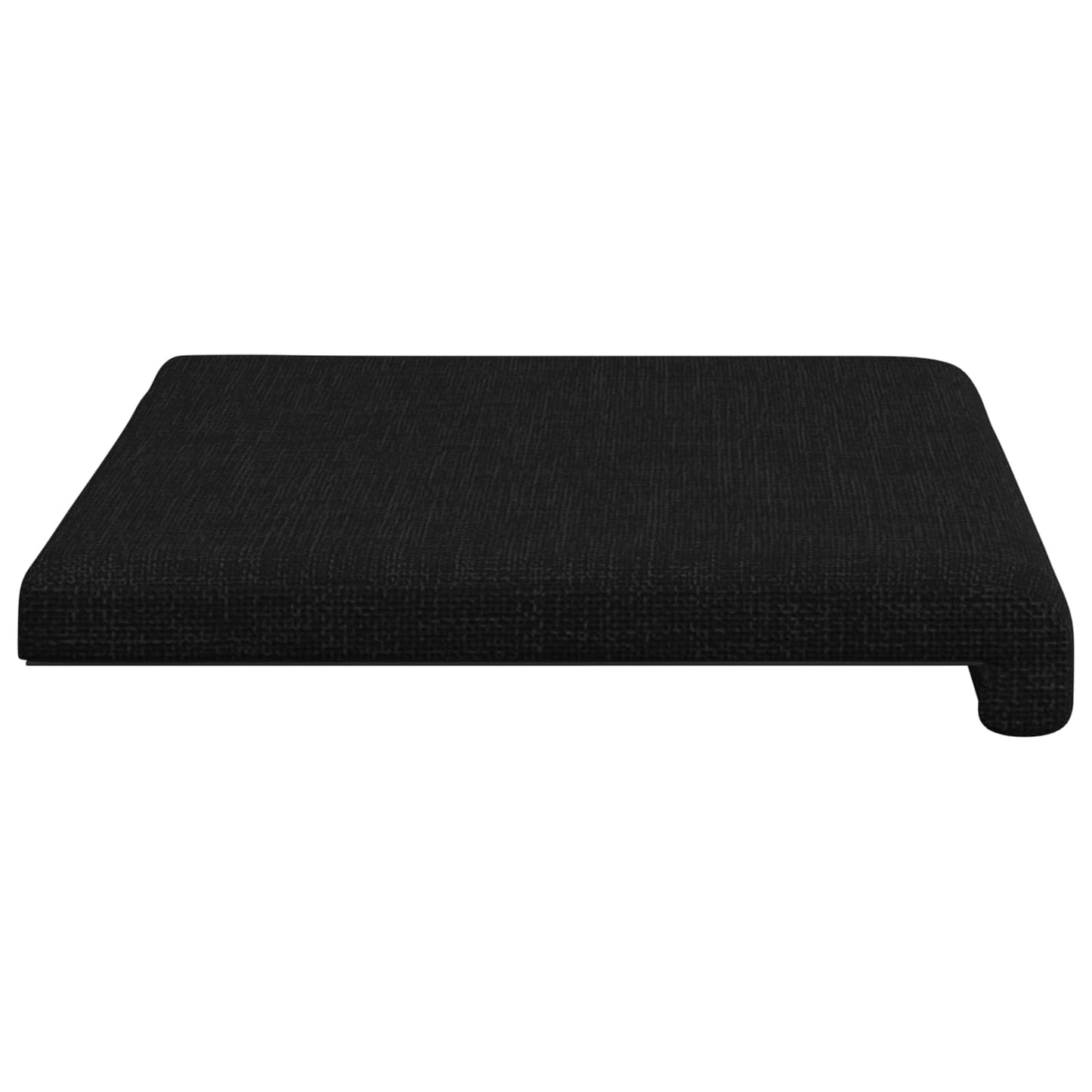 Bench Cushion Fabric Black Depth 35 cm