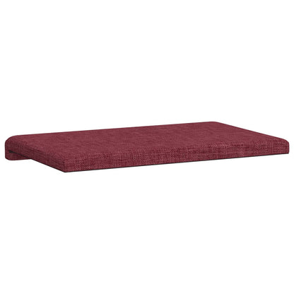 Bench Cushion Fabric Wine Red Depth 35 cm