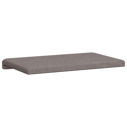 Bench Cushion Fabric Taupe Depth 35 cm