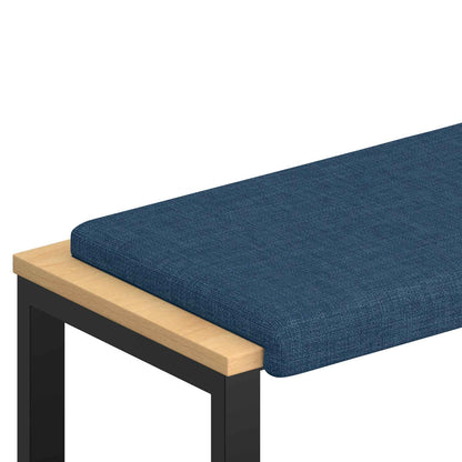 Bench Cushion Fabric Blue Depth 35 cm