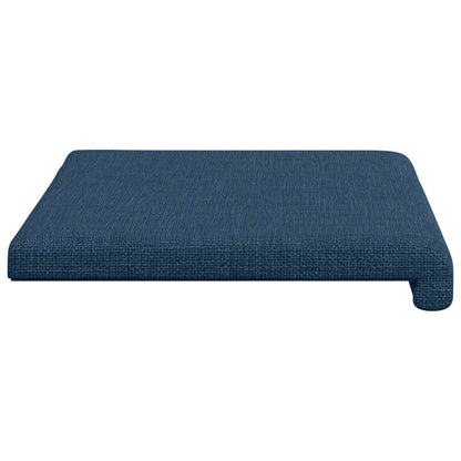 Bench Cushion Fabric Blue Depth 35 cm