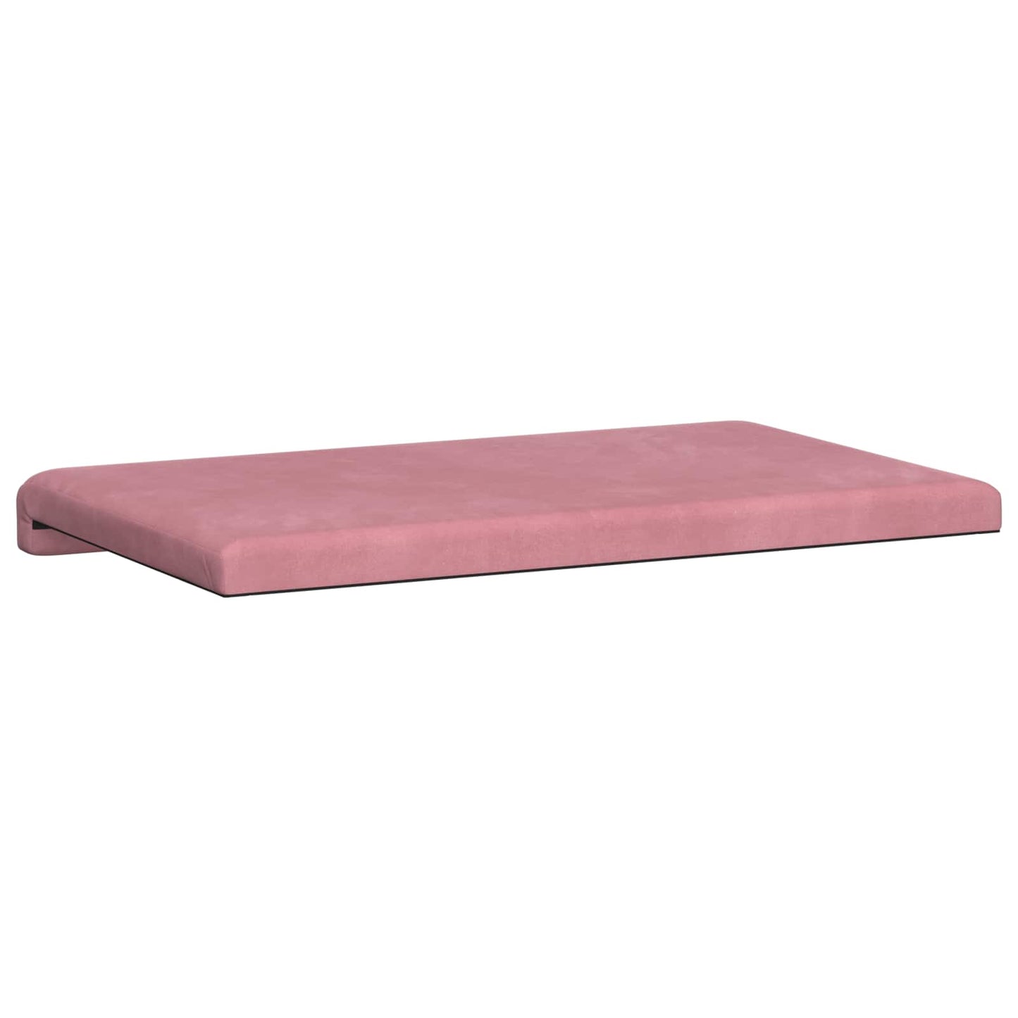 Bench Cushion Velvet Pink Depth 35 cm