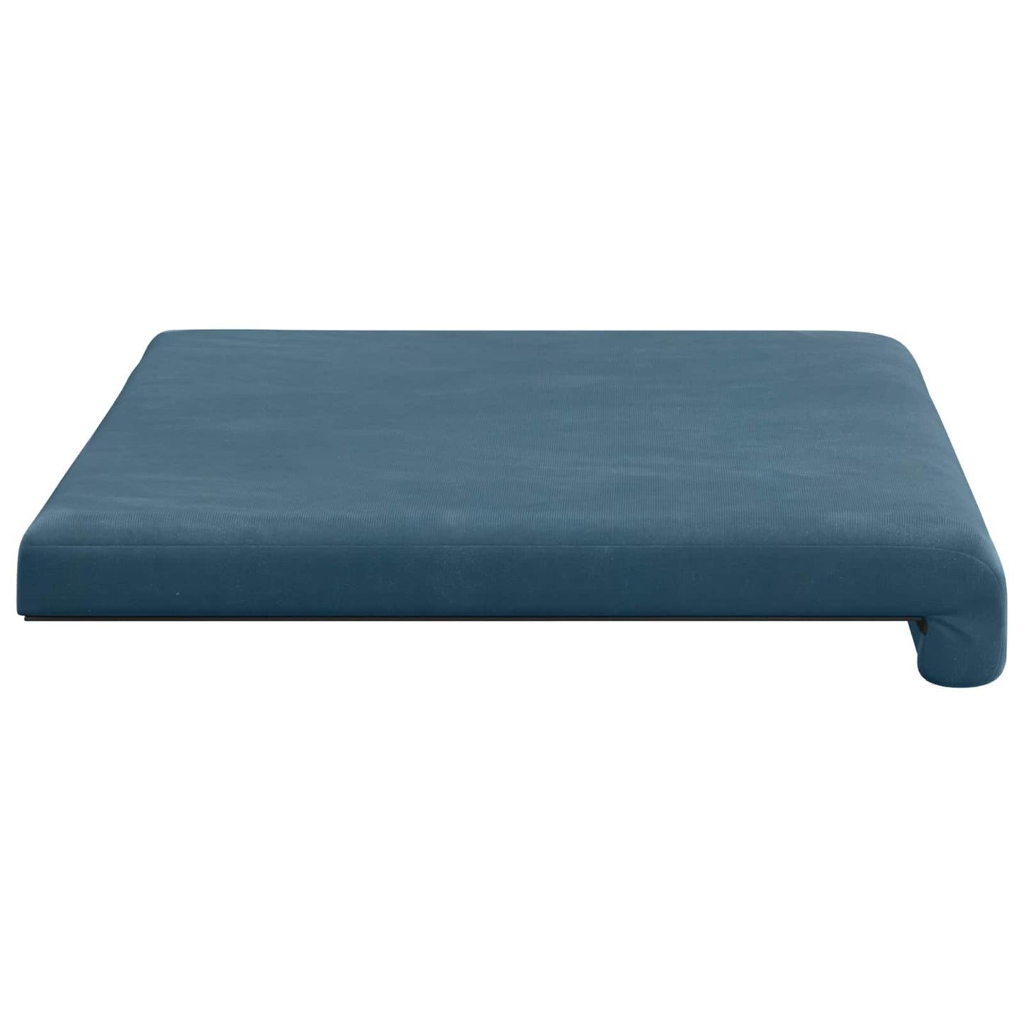 Bench Cushion Velvet Blue Depth 35 cm