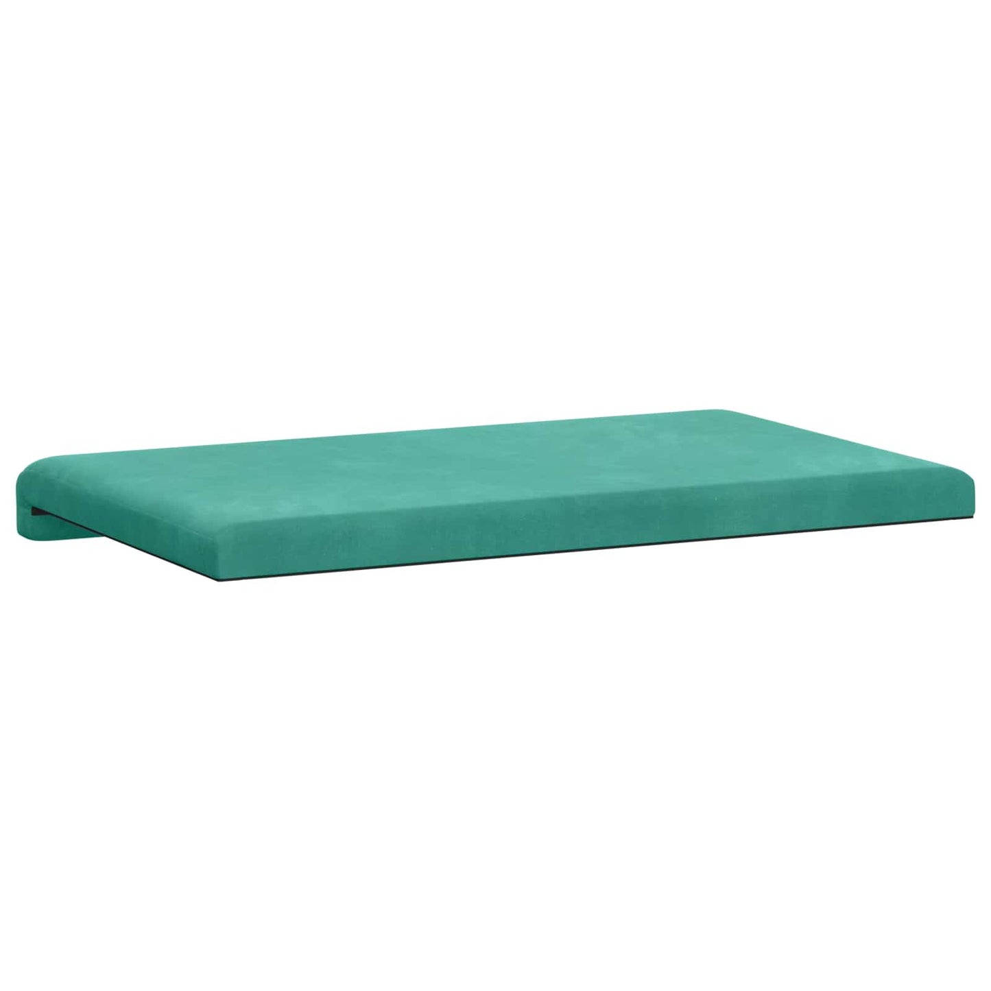 Bench Cushion Velvet Turquoise Depth 35 cm