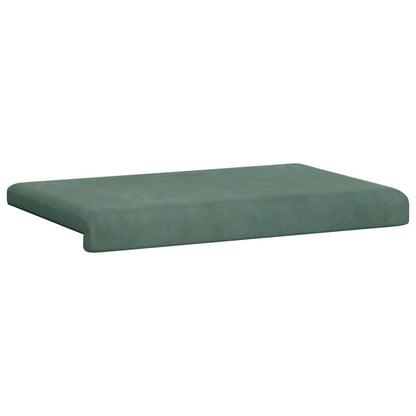 Bench Cushion Velvet Sea Green Depth 35 cm