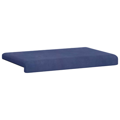 Bench Cushion Velvet Police Blue Depth 35 cm